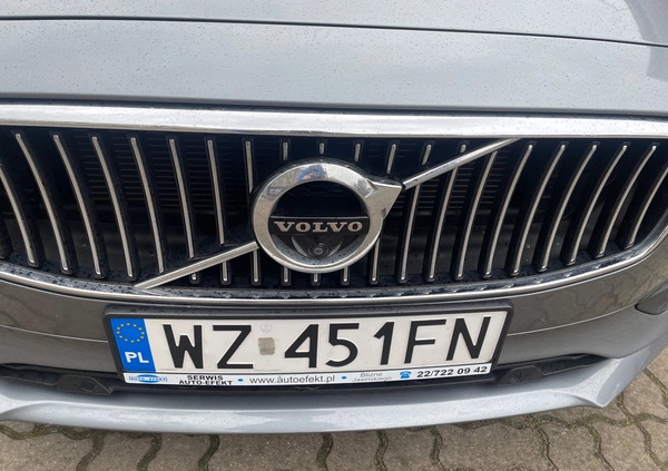 Volvo S90 cena 108000 przebieg: 92000, rok produkcji 2018 z Warszawa małe 326